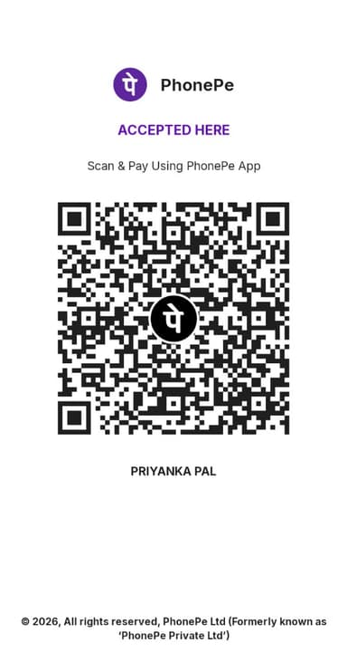 PhonePe QR Code - Priyanka Pal